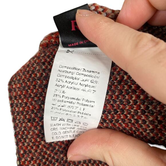 Romwe Black Mushroom Hippie Festival Intarsia Knit Cropped Halter Top SZ S - Picture 9 of 12